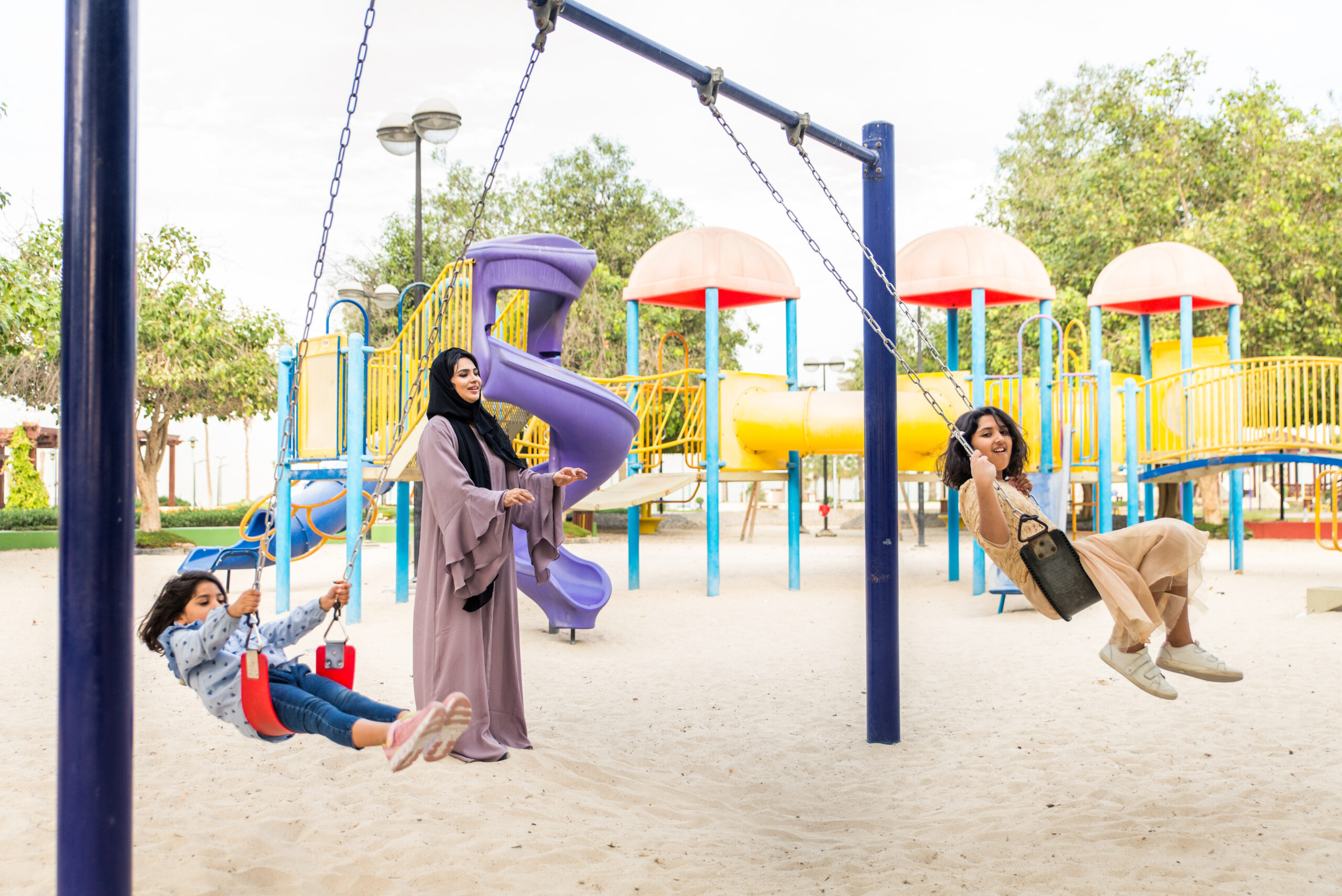 happy family in dubai