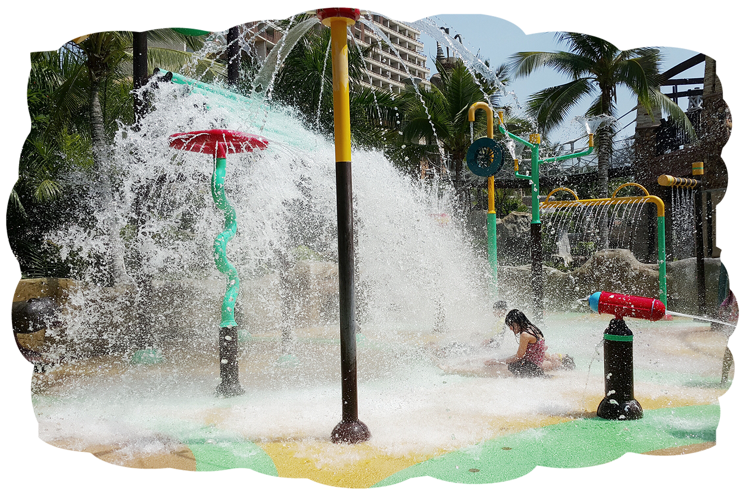 tree splash